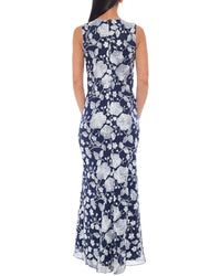 Oleg Cassini Printed Maxi Dress