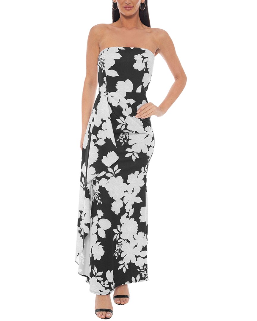 Oleg Cassini Printed Maxi Dress