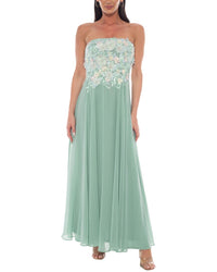 Oleg Cassini Embellished Maxi Dress