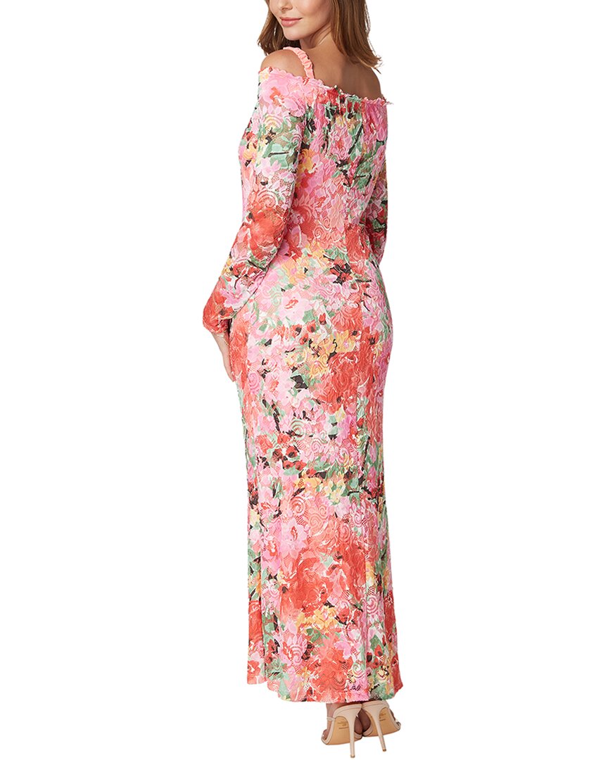 Oleg Cassini Printed Maxi Dress
