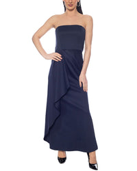 Oleg Cassini Solid Maxi Dress