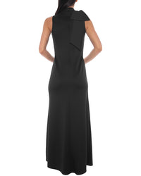 Oleg Cassini Solid Maxi Dress
