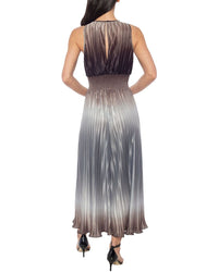 Oleg Cassini Printed Maxi Dress