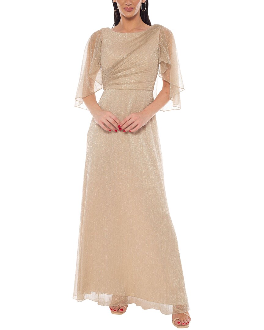 Oleg Cassini Solid Maxi Dress