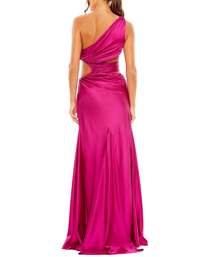 Mac Duggal One Shoulder Satin Gown
