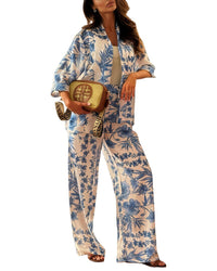 VERA DOLINI Vera Dolini 2Pc Shirt & Pant Set
