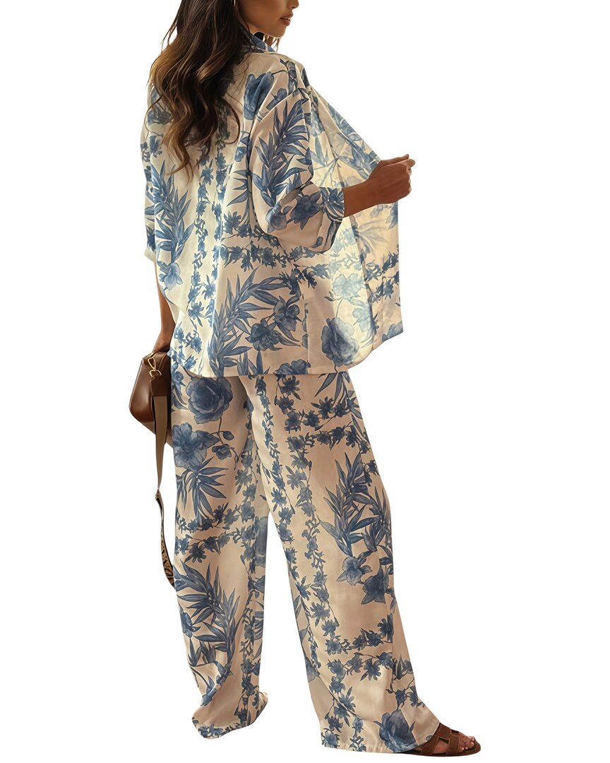 VERA DOLINI Vera Dolini 2Pc Shirt & Pant Set