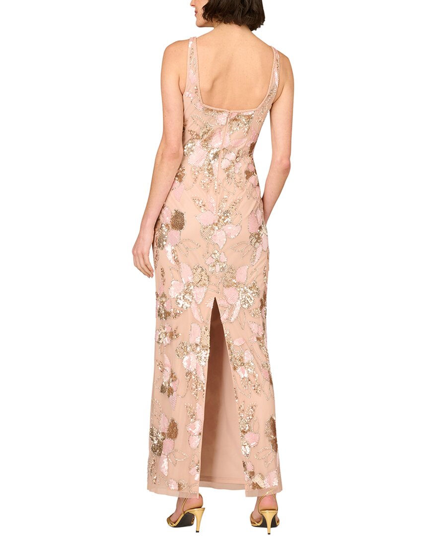 Aidan Mattox Embellished Maxi Dress