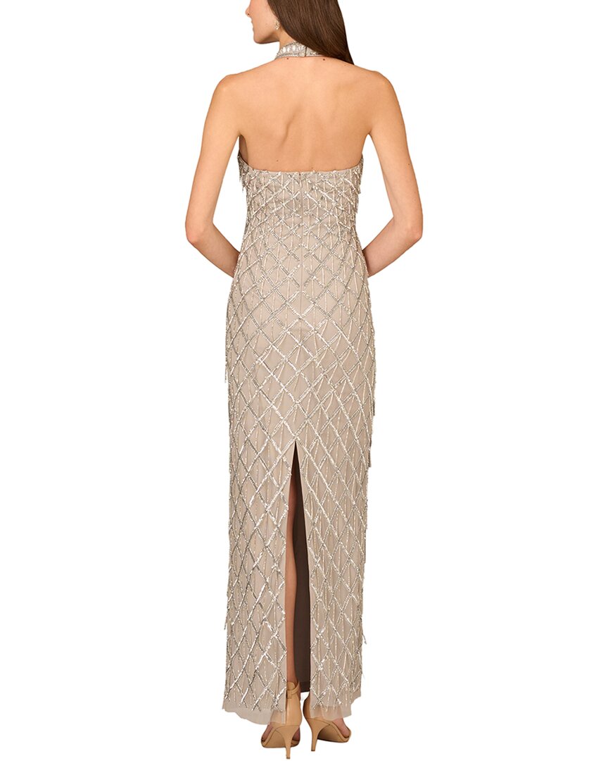 Aidan Mattox Embellished Maxi Dress