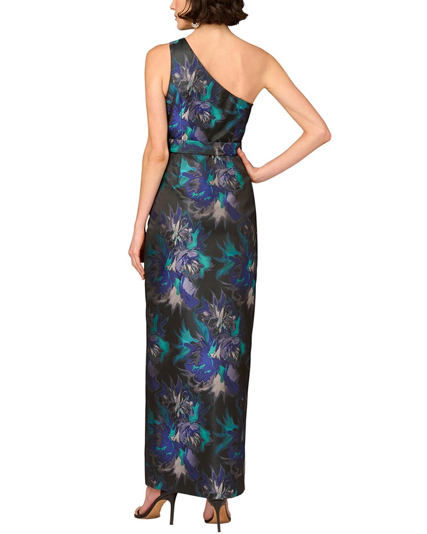 Aidan Mattox Printed Maxi Dress