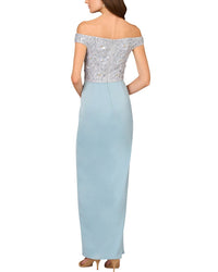 Aidan Mattox Embellished Maxi Dress
