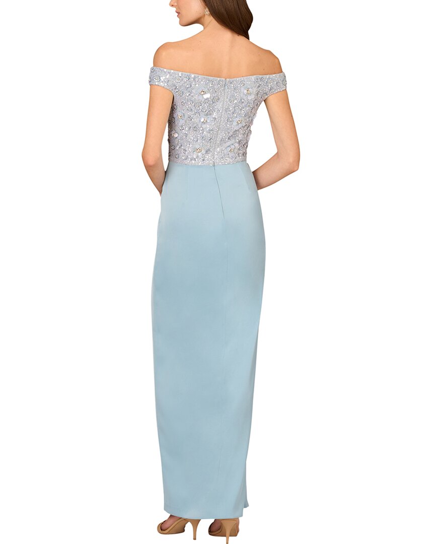 Aidan Mattox Embellished Maxi Dress