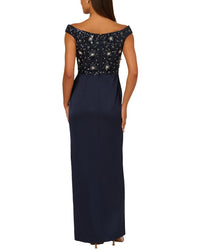Aidan Mattox Embellished Maxi Dress