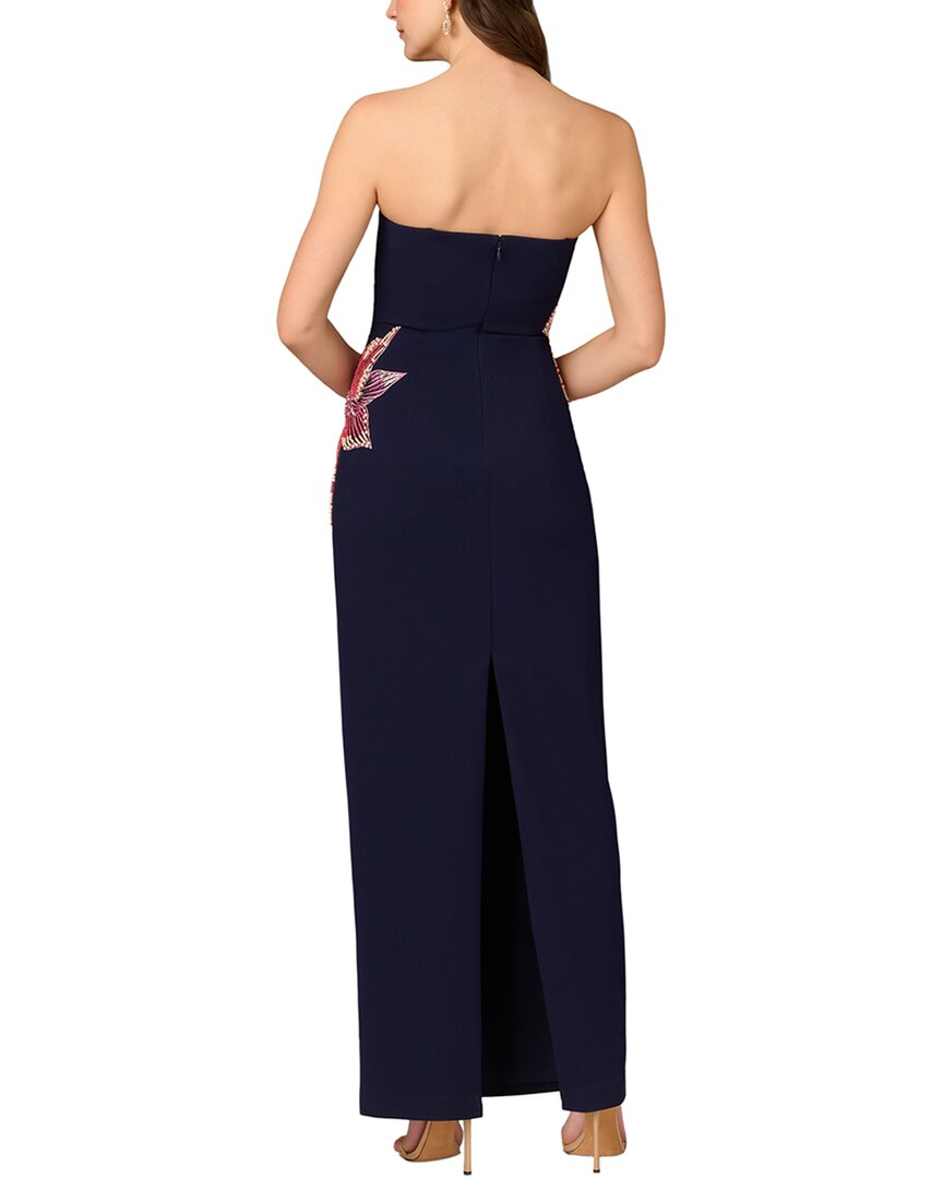 Aidan Mattox Printed Maxi Dress