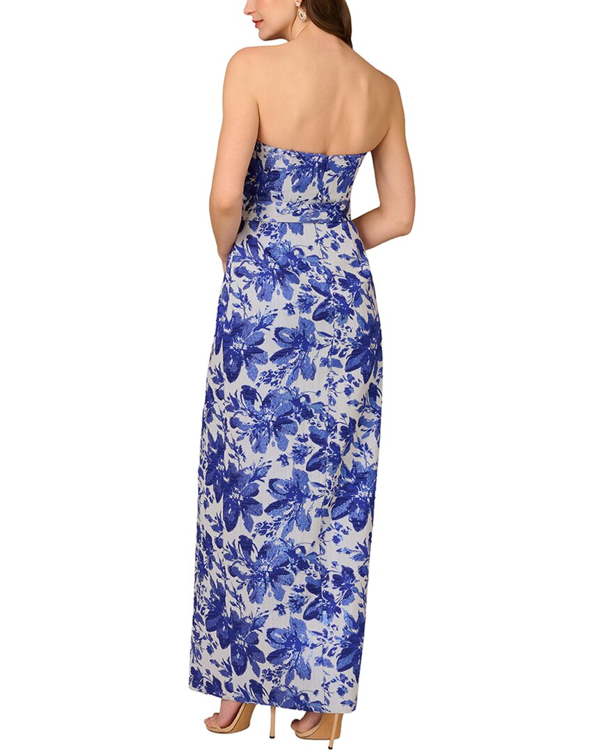 Aidan Mattox Printed Maxi Dress