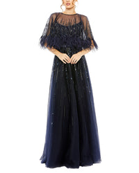 Mac Duggal Embellished A-Line Dress