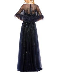 Mac Duggal Embellished A-Line Dress