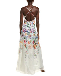 Marchesa Notte Ribbons Gown