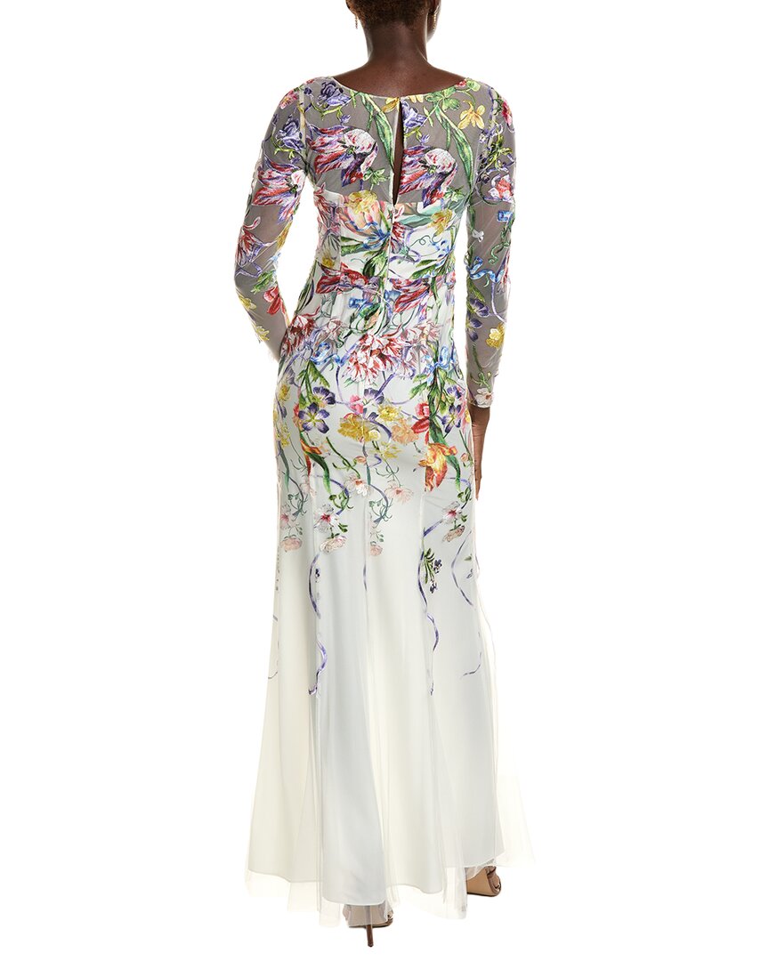 Marchesa Notte Ribbons Gown