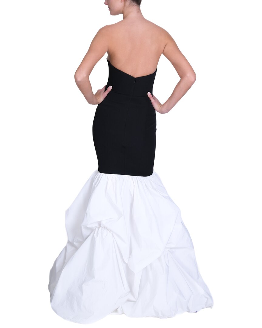 Marchesa Notte Drop Waist Mermaid Gown