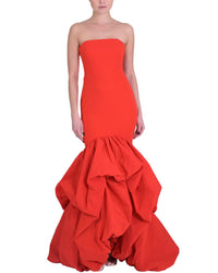 Marchesa Notte Drop Waist Mermaid Gown