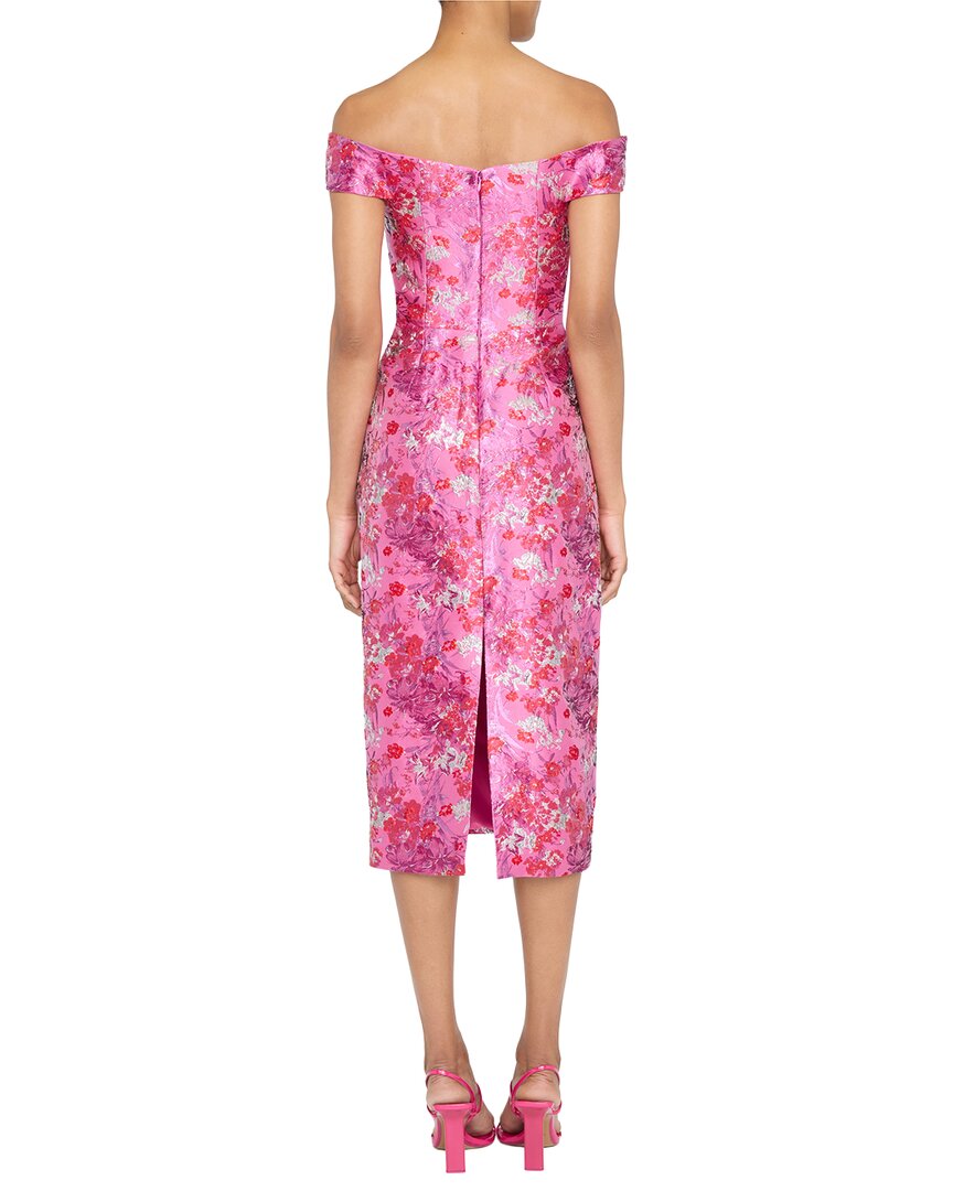 Theia Chantel Off Shoulder Dress