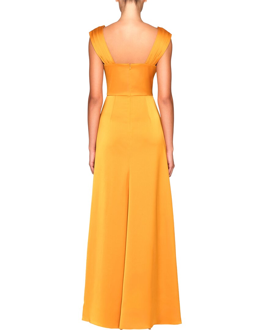Theia Blair Cowl Draped Gown