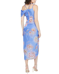 Theia Yannah Wrap Cocktail Dress