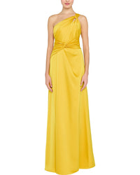 Theia Gloria Twist A-Line Gown