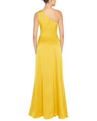 Theia Gloria Twist A-Line Gown
