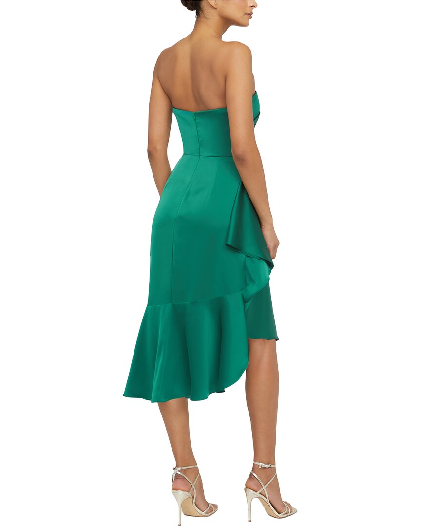 Theia Sinead Strapless Midi Dress