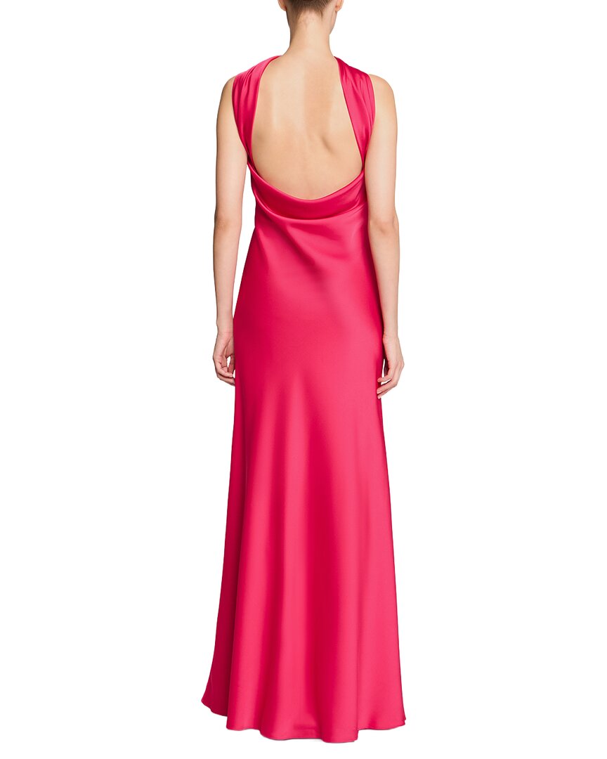Halston Women's Vali Crepe Cowlback Gown - Opera