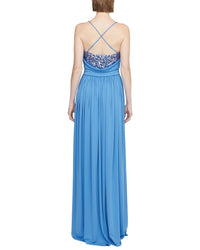 Halston Jeanne Matte Jersey Gown
