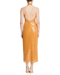 Halston Alva Sequin Midi Dress