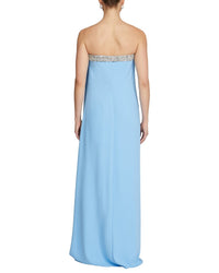 Halston Fleur Strapless Gown