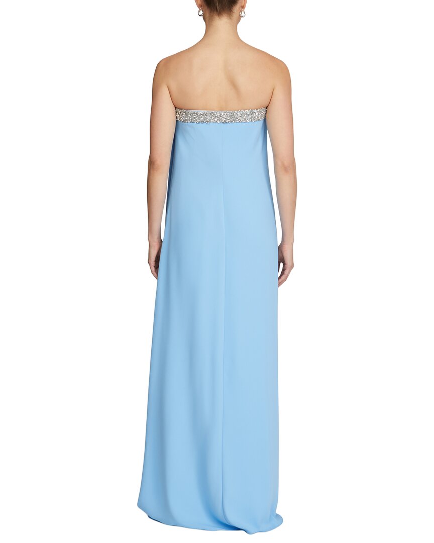 Halston Fleur Strapless Gown