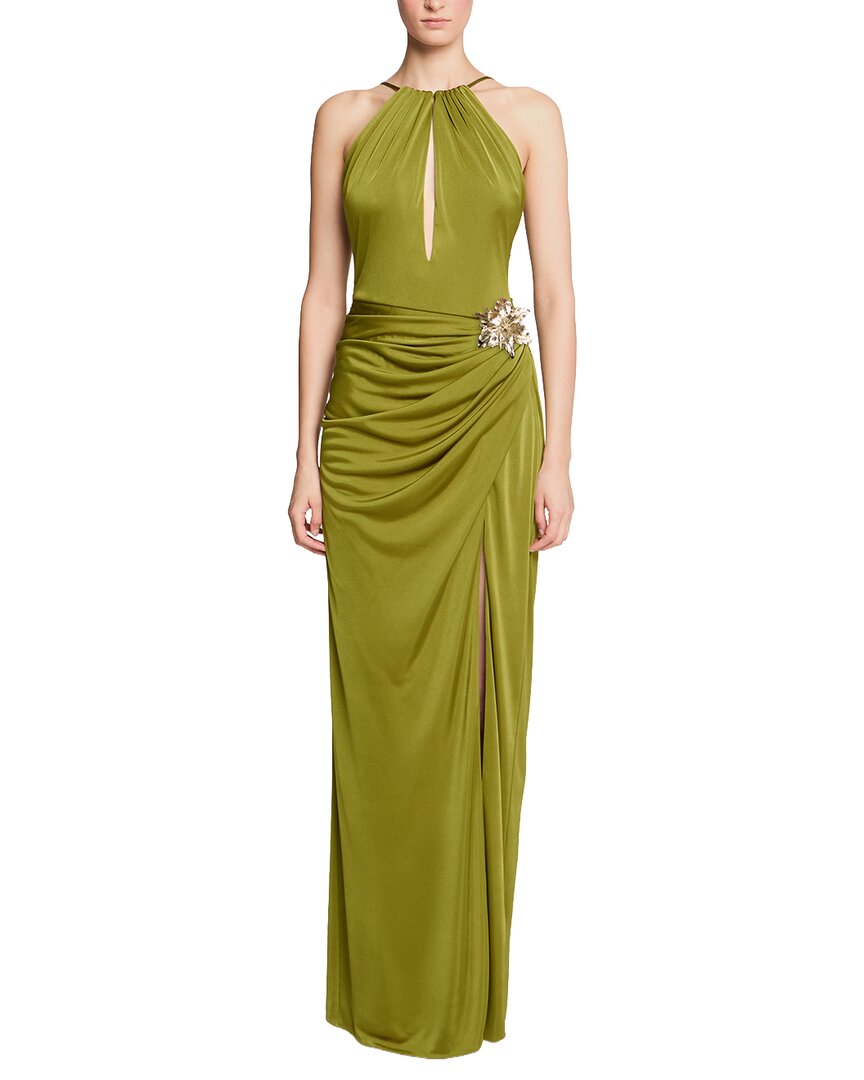 Halston Elin Gloss Jersey Gown
