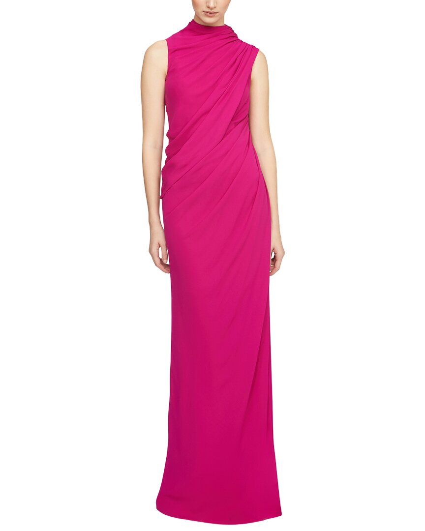 Halston Halston Essia Georgette Gown