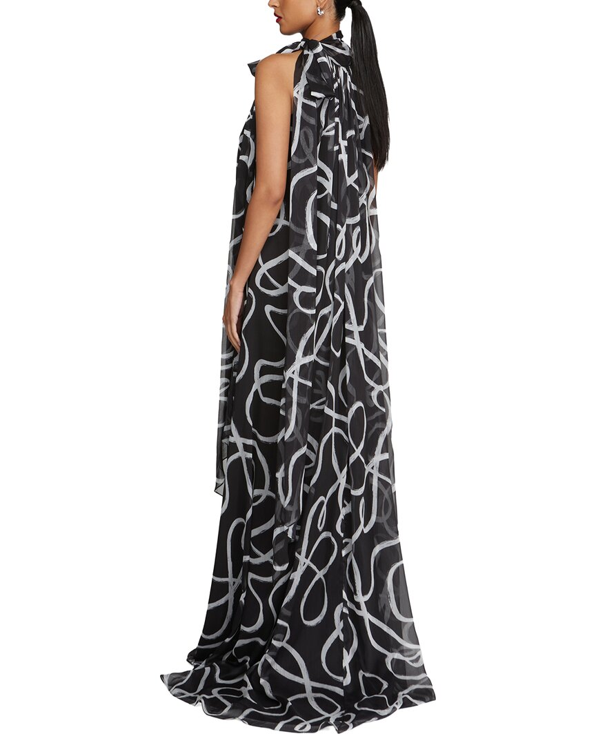 Halston Lyle Chiffon Gown