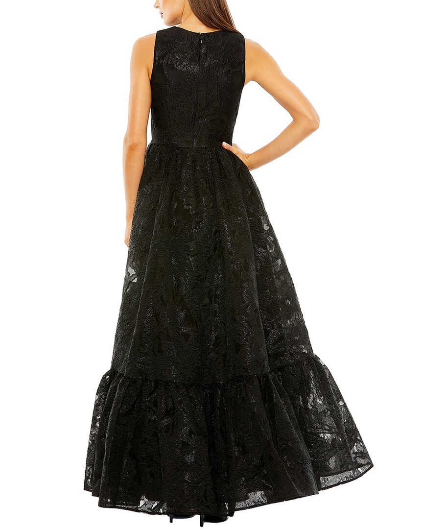 Mac Duggal Sleeveless Full High Low Gown With Pockets