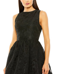 Mac Duggal Sleeveless Full High Low Gown With Pockets