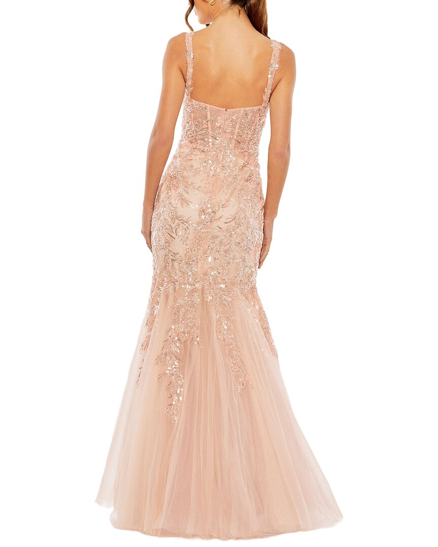 Mac Duggal Corset Detailed Embellished Gown