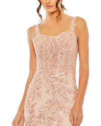 Mac Duggal Corset Detailed Embellished Gown