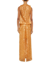 Adele Berto Embellished Maxi Dress