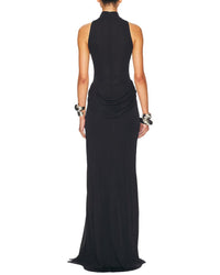 Adele Berto Solid Maxi Dress