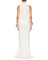 Adele Berto Adele Berto Solid Maxi Dress