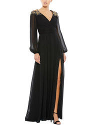 Mac Duggal Embellished Column Gown