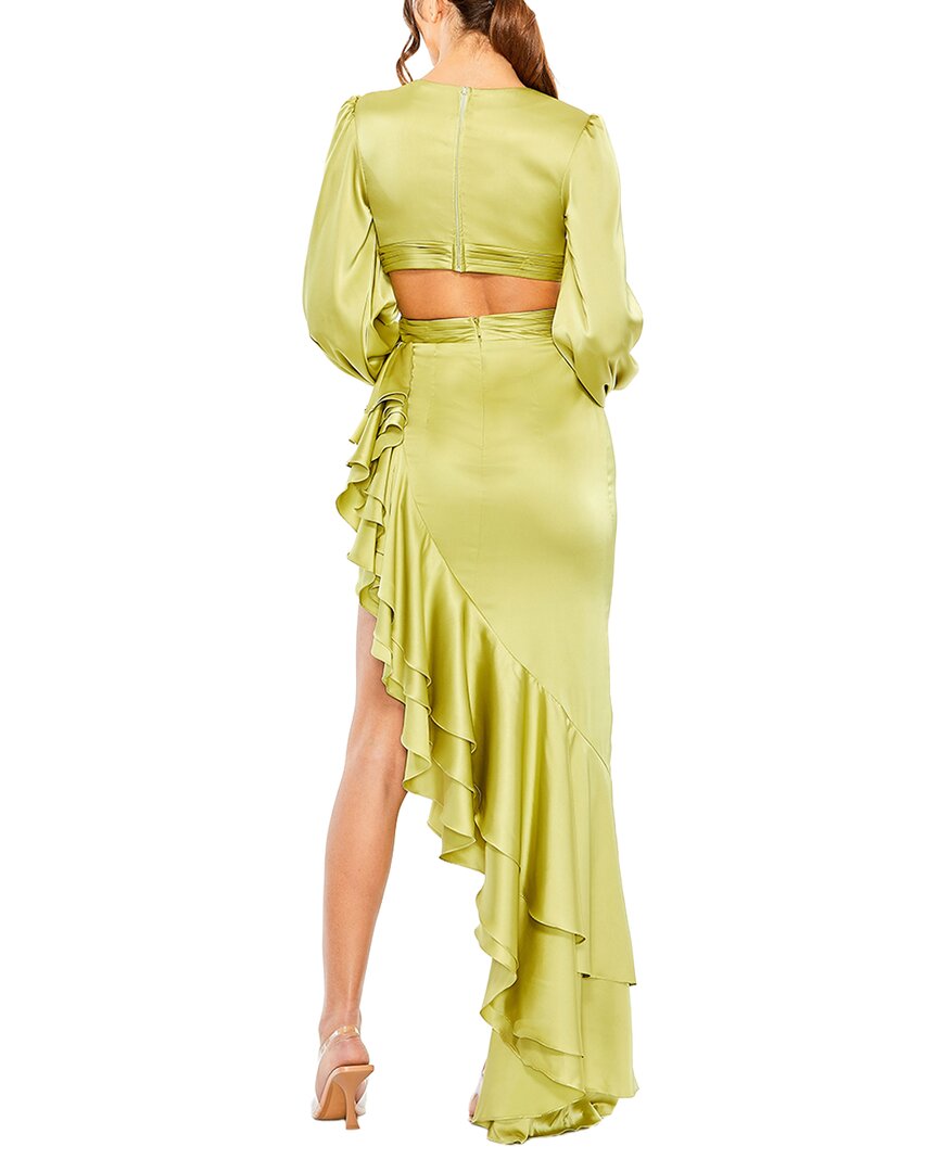 Mac Duggal Ruffled Column Gown