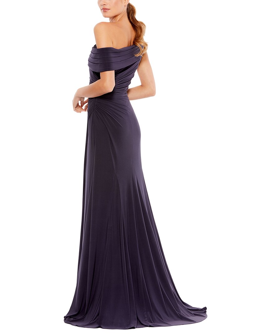 Mac Duggal Foldover Column Gown