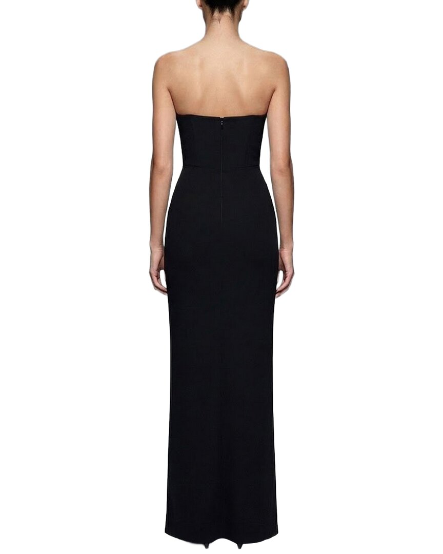 Camila Blanco Solid Maxi Dress